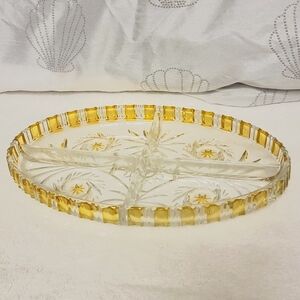 STUNNING MIKASA WALTHER STAR OVAL DIVIDED PLATTER